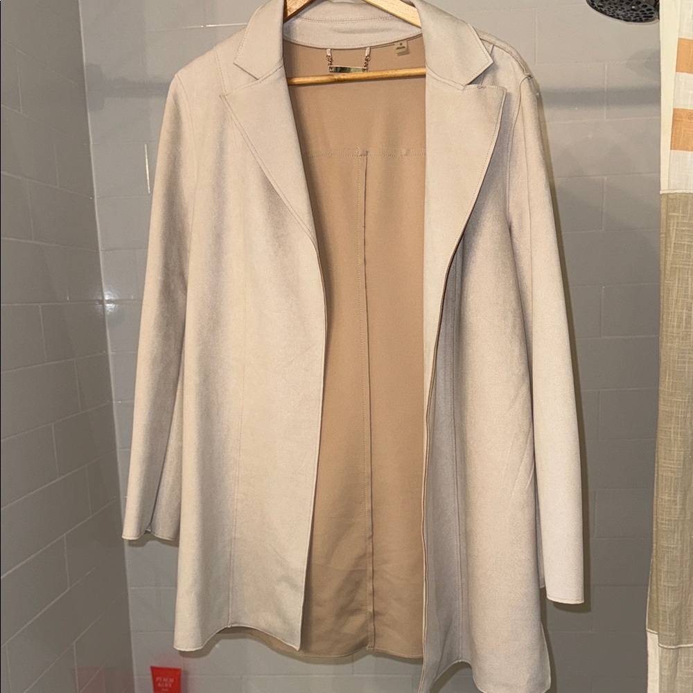 T Tahari Light Beige Women's Blazer